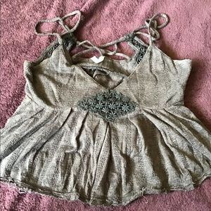 Free People Knitted Crop Top